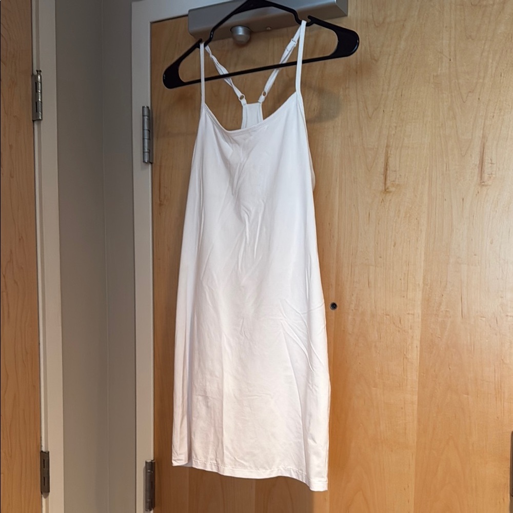White exercise dress